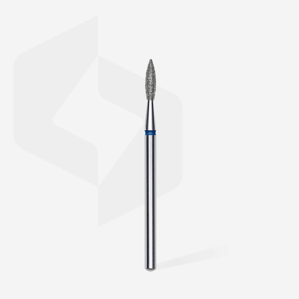 EXPERT Diametro 2,1 mm Punta Diamantata a Fiamma Appuntita