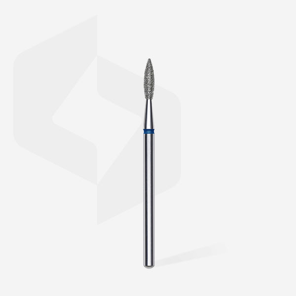 EXPERT Diametro 2,1 mm Punta Diamantata a Fiamma Appuntita