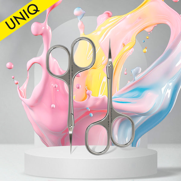 Forbici professionali per cuticole Asymmetric UNIQ 20 MISURA 4