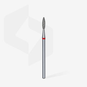 Punta diamantata Fiamma, rosso, diametro 2.1 mm – lunghezza punta 8 mm
