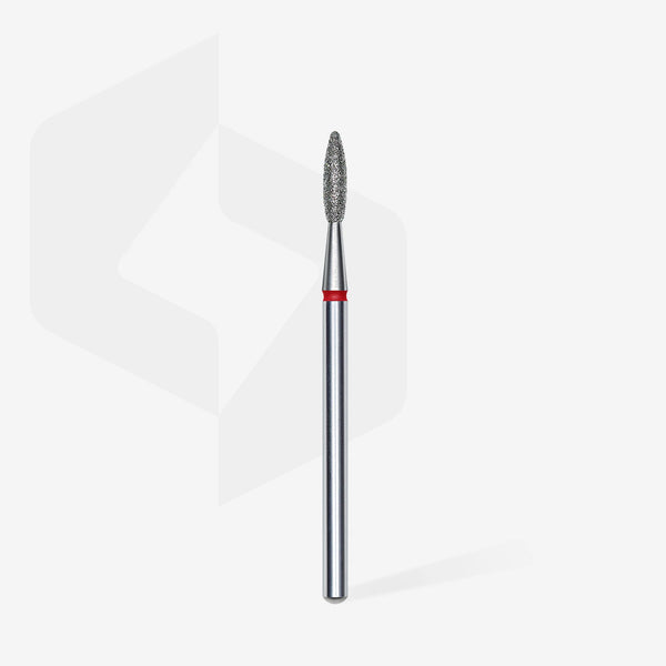 Punta diamantata Fiamma, rosso, diametro 2.1 mm – lunghezza punta 8 mm