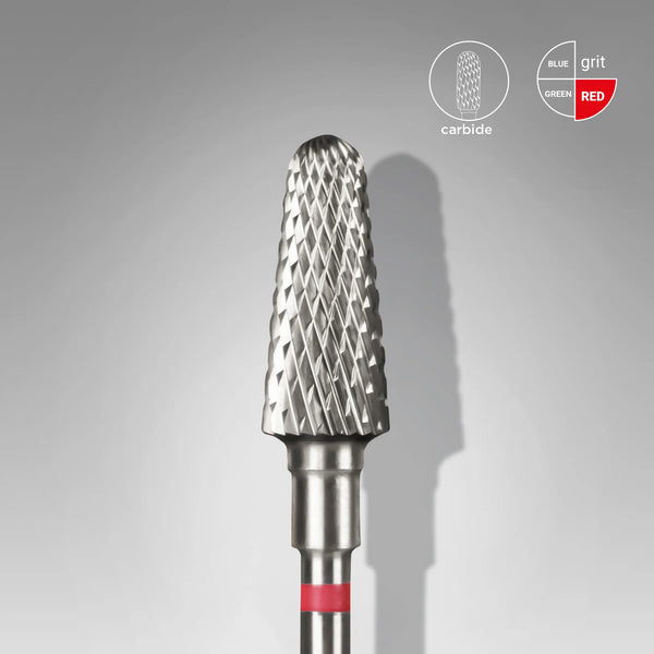 Punta Carbide Tronco, rosso, diametro 6 mm – lunghezza punta 14 mm